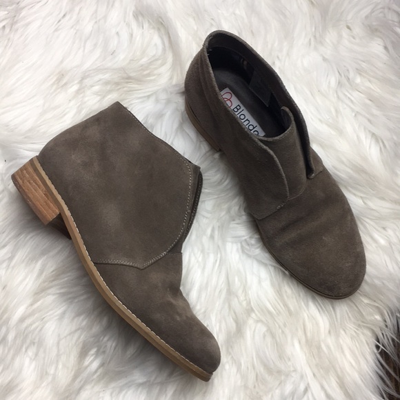 Blondo Verona Leather Suede Ankle Waterproof Boots - Picture 5 of 8